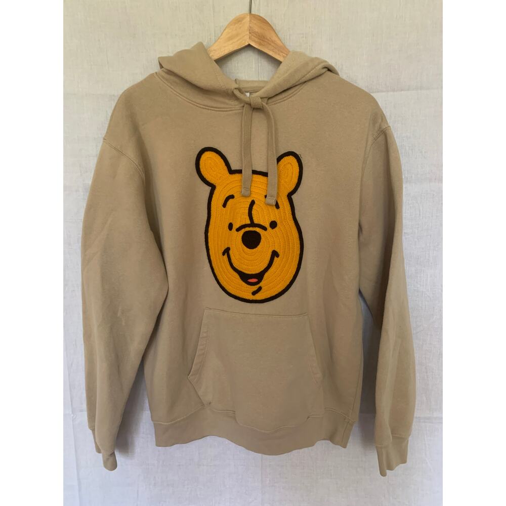 Disney Winnie The Pooh Embroidered Women's Pullover Hoodie Size Large
